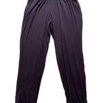 Nicole Miller Black Stretchy Jumpsuit Women’s Size S Long Sleeves V-neck Slim Photo 2