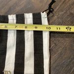 L.A.M.B. Black and White Striped Drawstring Dust Bag Photo 3
