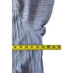 Lush Clothing Lush Blue Eventide Button Front Flutter Sleeve Blouse Womens Plus Size 1X | 19-2 Photo 5