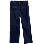 Pilcro and the Letterpress PILCRO THE LETTERPRESS Wide Leg Blue Pants Exposed Buttons Women’s Size 28 Photo 2