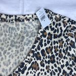 Gap  Womens Favorite T Animal Print V Front Short Sleeve Sz S Photo 4