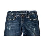 Miss Me  Womens Low Rise Boot Bling Pocket JP5135BCL Stretch Jeans Sz 26 (29x28) Photo 2