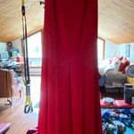 Sherri Hill Two Piece Halter High Slit Red Prom Dress Photo 2