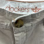 Dockers Khaki Chino Bermuda Shorts Flat Front Classic Cotton Blend Womens 4 Photo 9