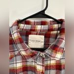 Lucky Brand  Women’s Plaid Western Babydoll Shirt XXL Photo 2