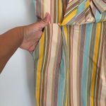 Anthropologie Moulinette Soeurs Straightaway Jacquard Striped Dress with Bow Detail size 2 Photo 2
