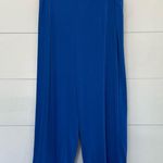 Chico's Chico’s Women’s 2 Royal Blue Stretchy Slinky Cropped Pants Photo 0