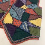 Vintage cottage core Hand knit sweater vest size XL C32 Pink Photo 2
