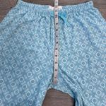 Karen Neuburger Blue Short Sleeve Crop Pant Pajama Set D20 Photo 7