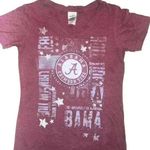Creative Apparel University of Alabama Fitted Tee V Neck with bling Size Small Photo 0