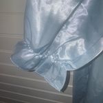 Delicates  Sky Blue Satin Lingerie Photo 4