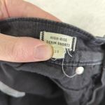 Madewell High-rise Denim Shorts Black Wash Women's 28 Stretch K6156 Cut Offs Photo 3