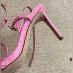 Sam Edelman Abbott Pink Snake Strappy Heel Sandals, Size 6 Photo 3