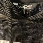 Bebe  Sport Black Mesh Hoodie Photo 1
