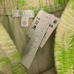 Abound  Womens Shorts Denim Pull On Raw Hem Pockets Drawstring Tie Dye Green S Photo 2