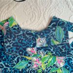 Lilly Pulitzer Callahan Knit Shirts. Formentera Turquoise. Size: 14. Photo 2