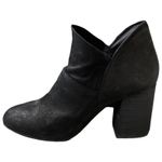 Eileen Fisher Boots Womens 5 Black Suede Leather Nubuck Ankle Neutral Minimalist Photo 1