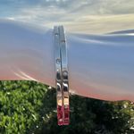 Silver tone rhinestone bangle bracelets Photo 1