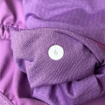 Lululemon  Speed Tank Top Women’s 6 Purple Criss Cross Back Built-In Bra Athletic Photo 6