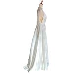 NWOT Plunging Neckline with corset back and pockets wedding dress White Size 12 Photo 7