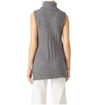 Derek Lam 10 Crosby Gray Chunky Knit Turtleneck Sweater Vest Alpaca Small Luxury Photo 1