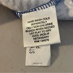 Vineyard Vines  Blue and White Patterned Dress crew neck 3/4 length sleeve  sz S Photo 5