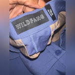 WildFang Straight Leg Pants size 10 Tall Blue Photo 4
