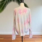 ELECTRIC & ROSE Time To Live Waffle Knit Tie Dye Pullover Photo 2
