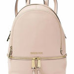 Michael Kors  Pink Leather Backpack Purse Photo 0