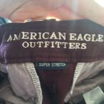 American Eagle  Midi stretch maroon shorts Photo 2