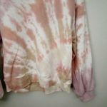 Abercrombie & Fitch | Tie-Dye Crewneck Sweatshirt Pink Coral Taupe | Medium Photo 2