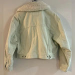 Levi's Levi Strauss Light Green Baby Cropped Trucker Jacket Photo 1