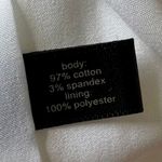 The Limited  White Lined Mid Rise Pencil Skirt Women Size 6 | 71-6 Photo 2