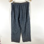 Eileen Fisher Pants Womens S Blue Organic Cotton Hemp Wide Leg Pull On Pockets Photo 5