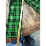 Hot Topic  Women's Green Black Plaid Denim Straight-Leg Pants Size XL Photo 5