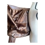 XOXO Women's Vintage Brown Leather Cowgirl Blazer Jacket Size L Photo 6