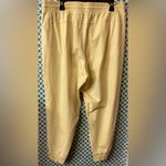 Adidas Light Yellow Joggers with White Stripes size 2X Photo 3