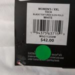 Slazenger  white blade textured sleeveless golf polo size XXL Photo 2