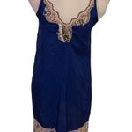 EXPRESS Bright Blue Satin nightgown slip Photo 1