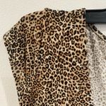 White House | Black Market NWT WHBM Cheetah Print Faux Wrap Dress w/ Chain Detail Size XS Photo 3