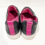 FitFlop  Size 9 RALLY LEATHER COLOR SPECKLE SOLE SLIP ON SNEAKERS BLACK PINK TRIM Photo 4