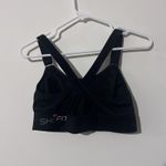 SheFit Women's 1Luxe Adjustable Black Ultimate Sports Bra Zip Front Size M Photo 3