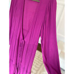 Knox Rose  Beach Robe Duster Ruffle Tiered Boho Bright Boho Feminine Summer Party Photo 4