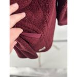 The North Face  Campshire Wrap Women’s Medium Large Sherpa Fleece Maroon Jacket Photo 6
