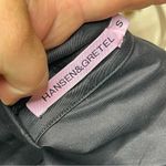 Hansel + Gretel Kennedy cut out waist Shirt Dress Black Sz S Photo 2