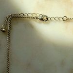 Mudd Gold & Black Arrow Faux Stone Chest Piece Necklace Photo 3