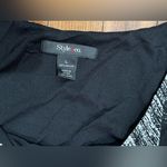 Style & Co . Black and White Patterned Dress Photo 5