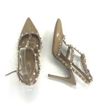 Valentino Garavani Rockstud Pumps – Beige Patent Leather, Size 39 (US 9) Photo 2