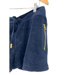 Tory Burch NWT 6 Josie cotton terry pull-on mini beach shorts gold hardware Navy Photo 4