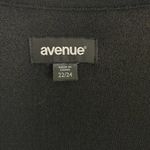 Avenue  Black V Neck Cardigan Abalone Buttons 22/24 Photo 4